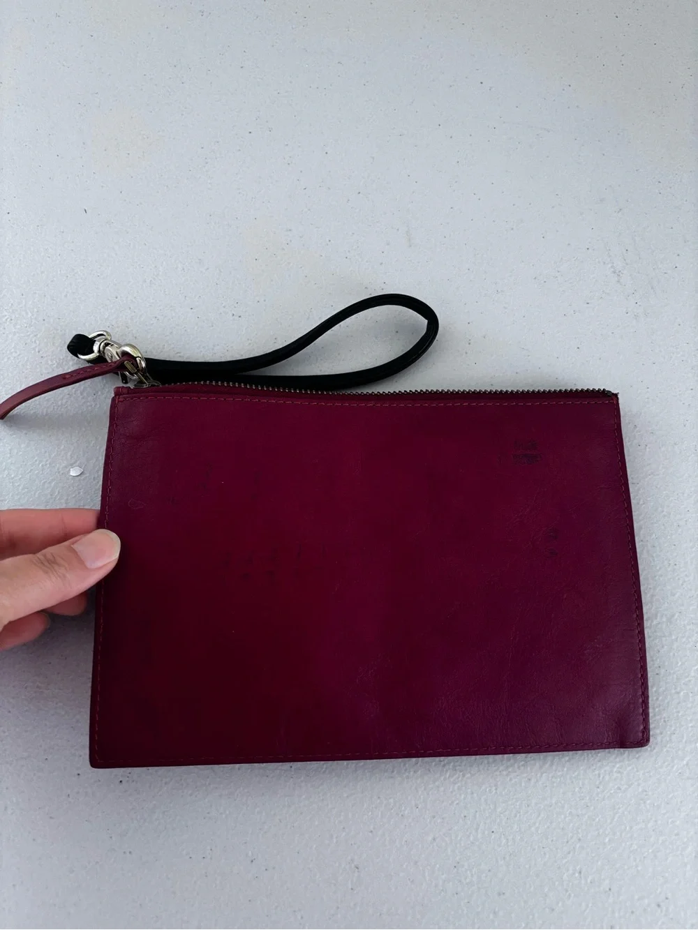 N/A sleek burgundy